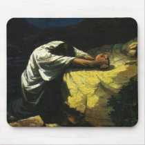 Jesus Praying Mouse Mat