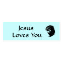 Jesus Profile Card business cards