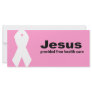 Jesus provided free healthcare rack card