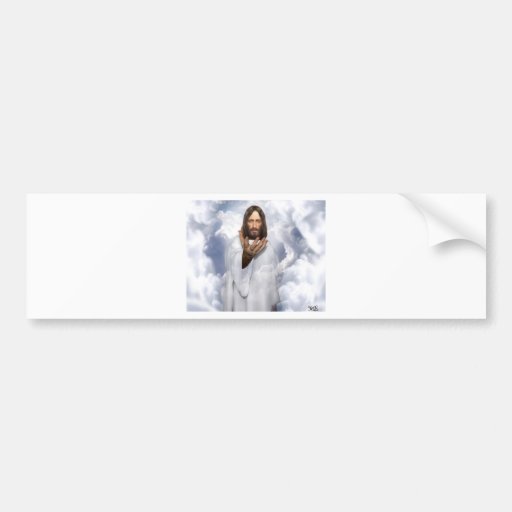 Jesus reaching out hope bumper sticker