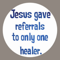 Jesus referrals stickers