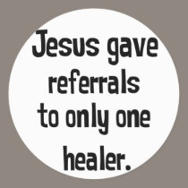 Jesus referrals stickers