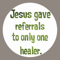 Jesus referrals stickers