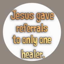 Jesus referrals stickers