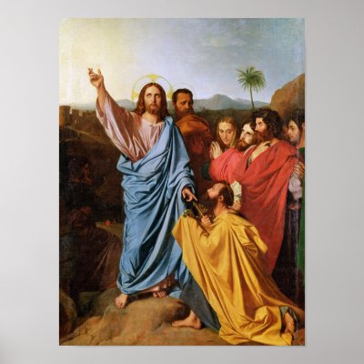 Jesus Returning the Keys to St. Peter, 1820 Poster