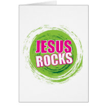 Jesus Rocks 3 Green Cards
