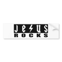 Jesus Rocks bumper stickers