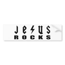 Jesus Rocks bumper stickers