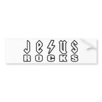 Jesus Rocks bumper stickers