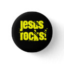 Jesus Rocks! button