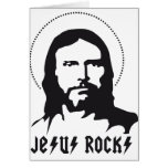 Jesus rocks greeting card