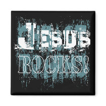 Jesus Rocks! Magnet by Exhortations Jesus Rocks! Magnet