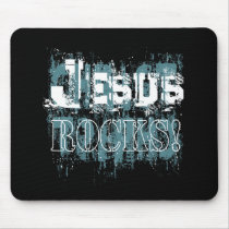 Jesus Rocks! Mousepad
