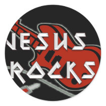 Jesus Rocks stickers