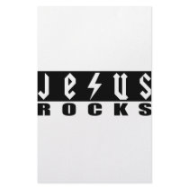 Jesus Rocks stationery by classicgodshop Jesus Rocks stationery
