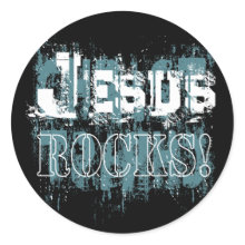 Jesus Rocks! Sticker sticker