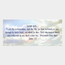 Jesus said... I am the Resurrection rack cards