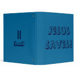 Jesus saves binder