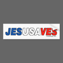 Jesus Saves bumper stickers