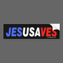 Jesus Saves bumper stickers
