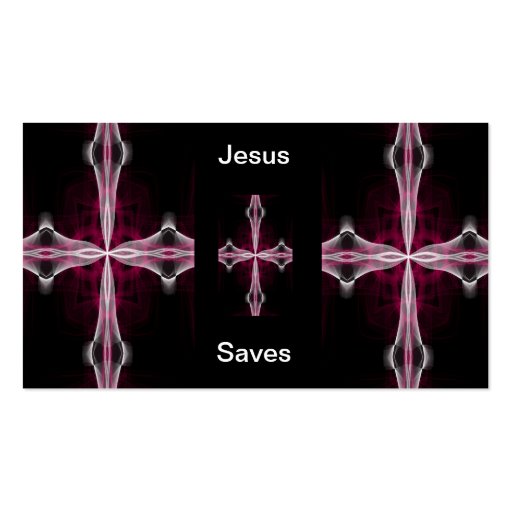 Jesus Saves business cards (front side)
