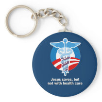 Jesus saves, but not with health care key chains