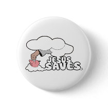 JESUS SAVES PINBACK BUTTONS