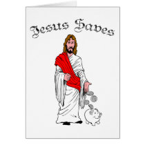 Jesus Saves cards by LushLaundry Jesus Saves cards