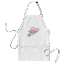 Jesus Saves (grey) Apron by pandapad Jesus Saves (grey) Apron