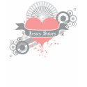 Jesus Saves(grey) T-Shirt by pandapad Jesus Saves(grey) T-Shirt