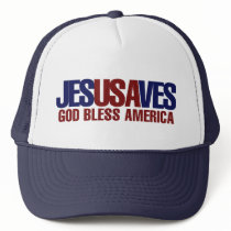 Jesus Saves Mesh Hats