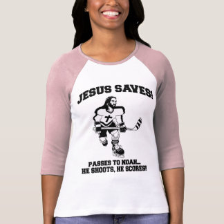 jesus saves shirt hockey