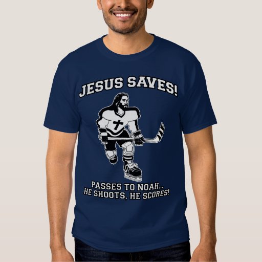 jesus saves shirt hockey