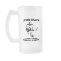Jesus Saves Hockey funny tshirt mugs by strk3 Jesus Saves Hockey funny tshirt mugs