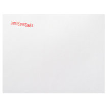 Jesus Saves Letterhead