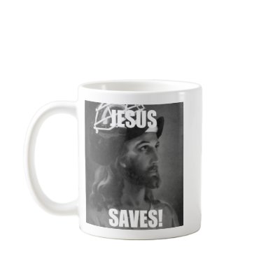 jesus saves coffee mugs by DAROSHEFSKI