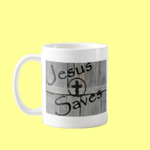 Jesus Saves mugs by tshirts4christians Jesus Saves mugs