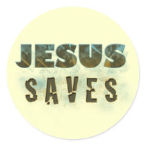 Jesus Saves Sticker