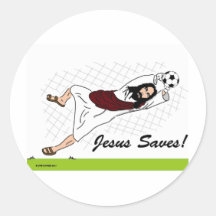 JESUS SAVES! STICKERS
