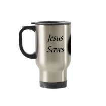 Jesus Saves Travel Mug