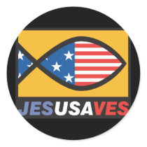 Jesus Saves USA stickers by usatshirts Jesus Saves USA stickers