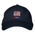 Jesus Saves with American Flag embroidered hats by superrox Jesus Saves with American Flag embroidered hats