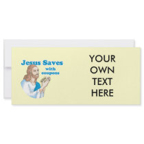 JESUS SAVES WITH COUPONS rack cards by gay_pride JESUS SAVES WITH COUPONS rack cards
