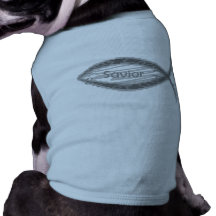 Jesus Savior Fish Symbol Doggie Shirt