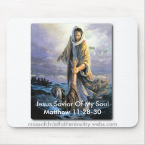 Jesus Savior Of My Soul Mouse Pad