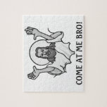 Jesus Says Come At Me Bro Jigsaw Puzzle