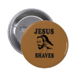 JESUS SHAVES buttons