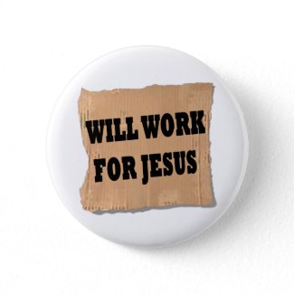 Jesus Sign (Button) button