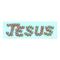 JESUS - Smiley Faces print