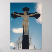 Jesus Statue Print
